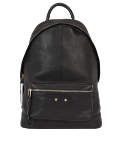 City Backpack, Leather, Black, DB, 4*